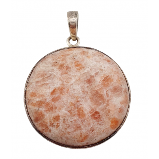 pendant sunstone silver