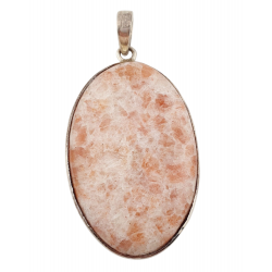 pendant sunstone silver