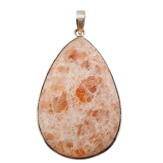 pendant sunstone silver