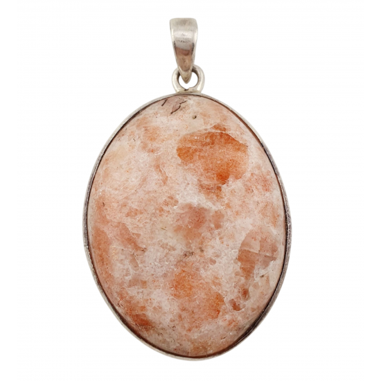 pendant sunstone silver