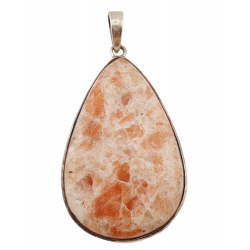 pendant sunstone silver