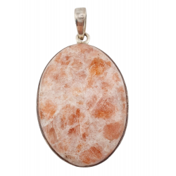 pendant sunstone silver