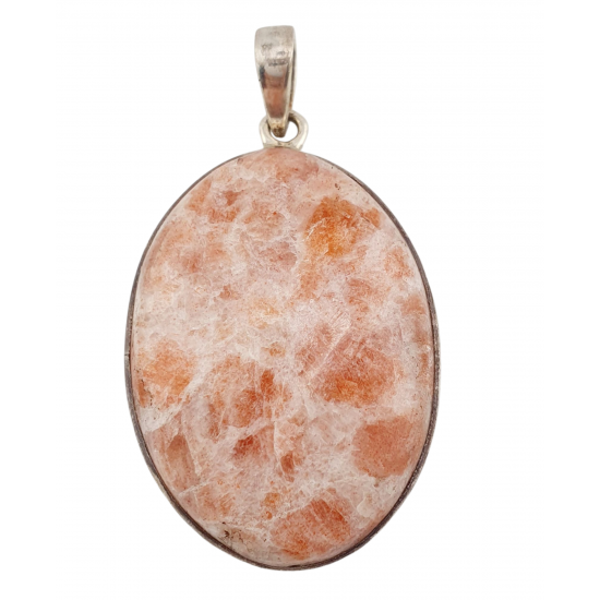 pendant sunstone silver