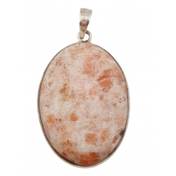 pendant sunstone silver