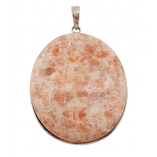 pendant sunstone silver