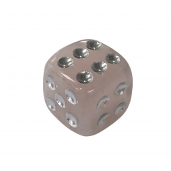 Dice rose quartz