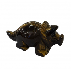 Dinosaur Triceratops tiger eye