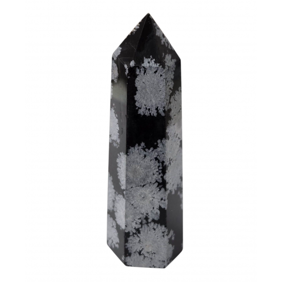 obelisk snow flake obsidian
