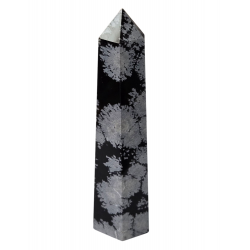 obélisque obsidienne flocon de neige