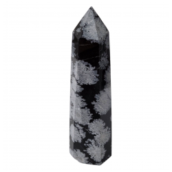 obélisque obsidienne flocon de neige