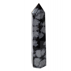 obélisque obsidienne flocon de neige