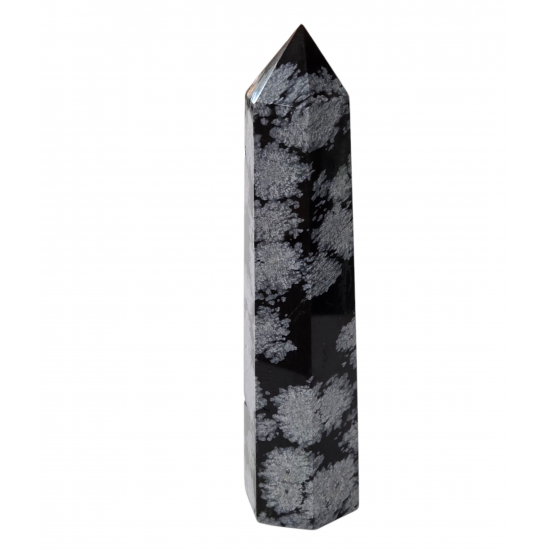 obelisk snow flake obsidian