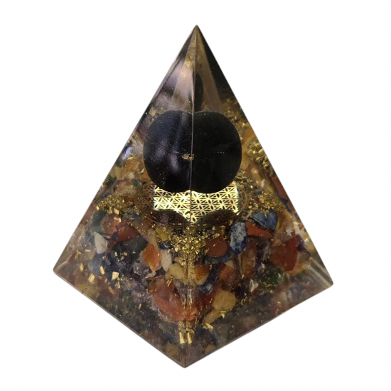 orgonite 7 chakras tree of life pyramid