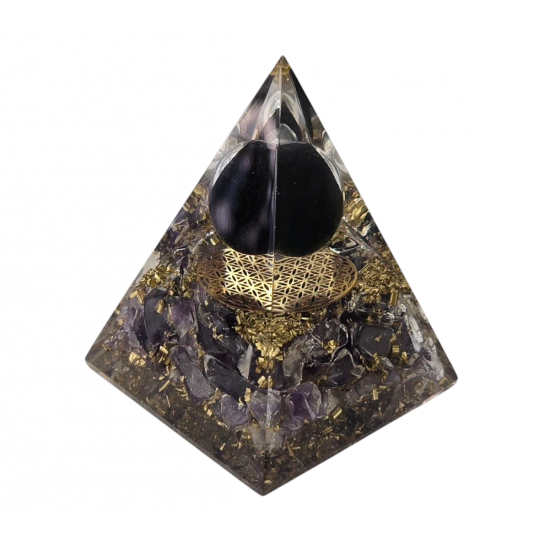 orgonite amethyst tree of life pyramid