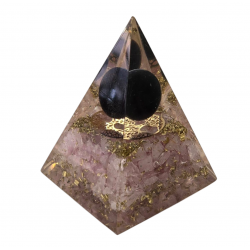 orgonite rose quartz tree of life pyramid