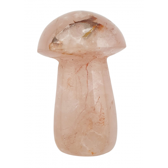 mushroom red hematoide quartz 