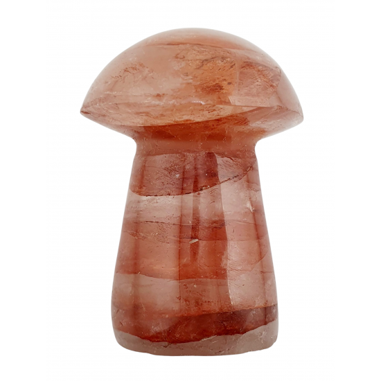 mushroom red hematoide quartz 