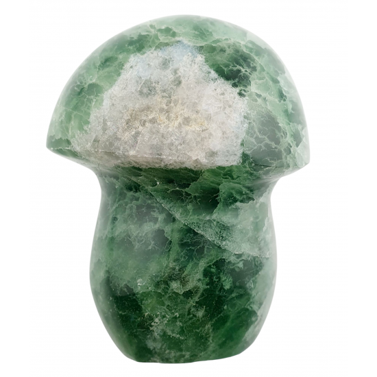 mushroom Green fluorite 