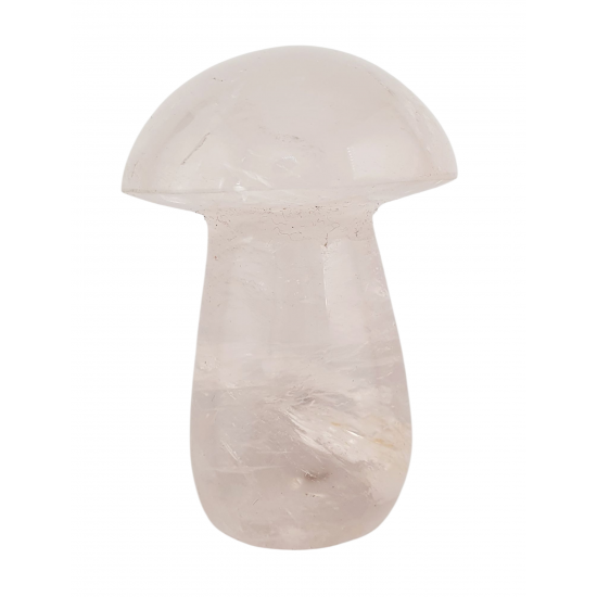mushroom rose quartz
