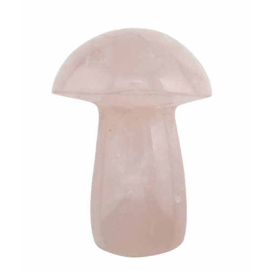mushroom rose quartz