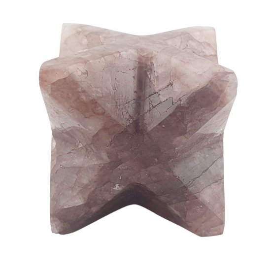 merkaba red hematoide quartz 6.5cm