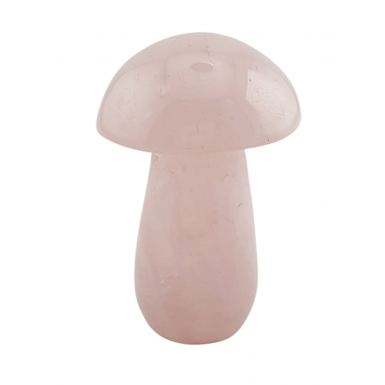 mushroom rose quartz