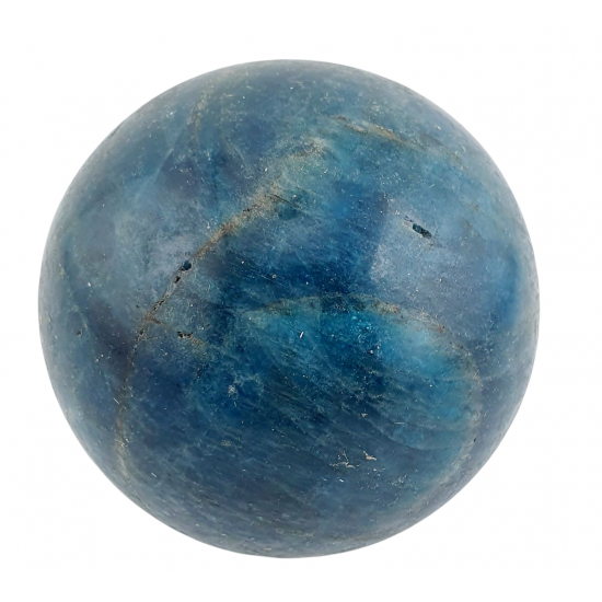 blue apatite sphere