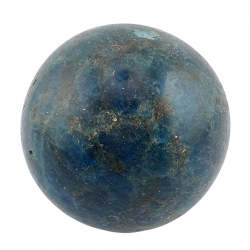 sphère apatite bleu 