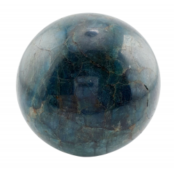 sphère apatite bleu 