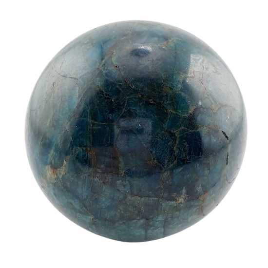 blue apatite sphere