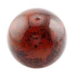 Mahogany obsidian sphere