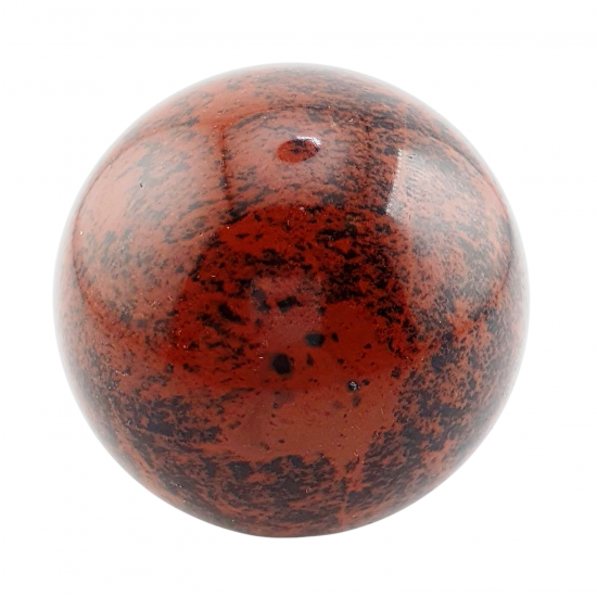 Mahogany obsidian sphere