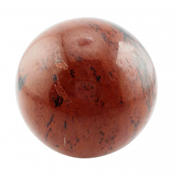 Mahogany obsidian sphere