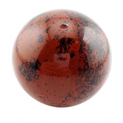 Mahogany obsidian sphere