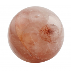 red hematoid quartz sphere