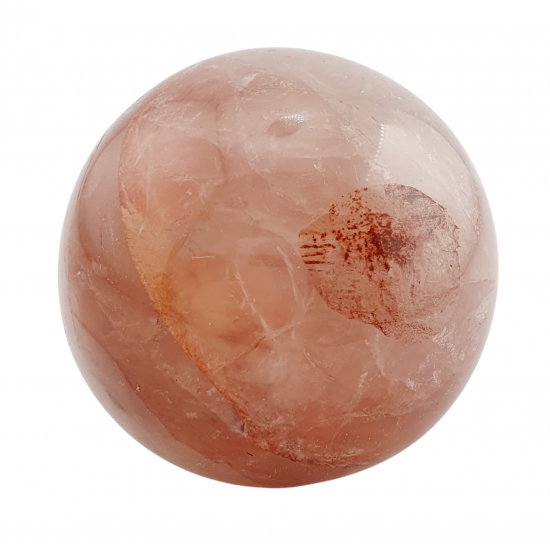 red hematoid quartz sphere