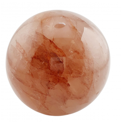 red hematoid quartz sphere
