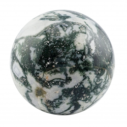 moss agate sphere