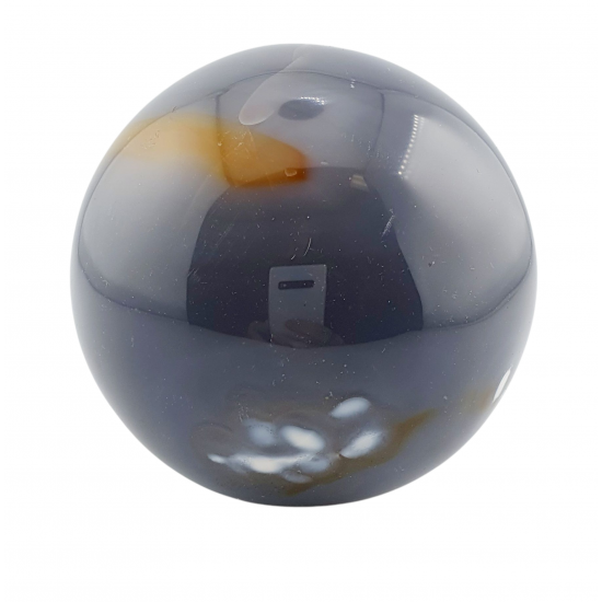 Orca agate sphere