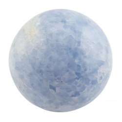 Blue calcite Sphere