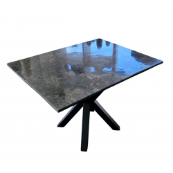 Labradorite stone table
