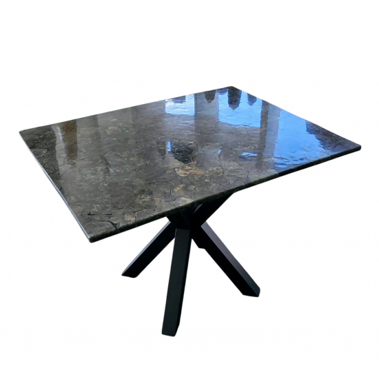 Labradorite stone table