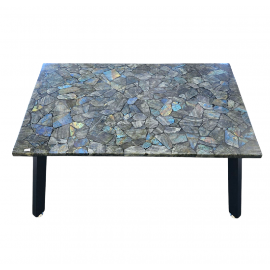 Labradorite stone table