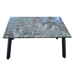Labradorite stone table