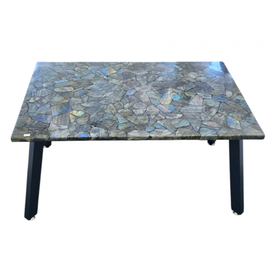 Labradorite stone table