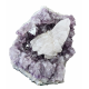 améthyste et calcite du brésil