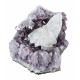 améthyste et calcite du brésil