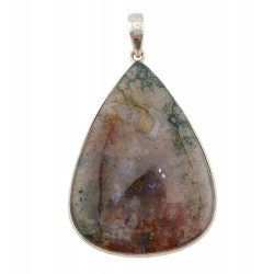 pendant moss agate