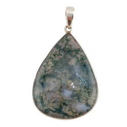 pendant moss agate