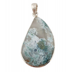 pendant moss agate
